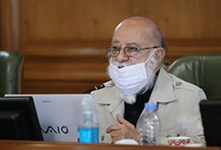 حضور مهدی چمران در صحن شورای شهر تهران