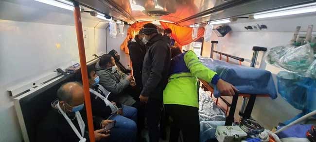 تصاویری از مصدومان حادثه امروز متروی کرج - تهران