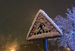 برف در تهران