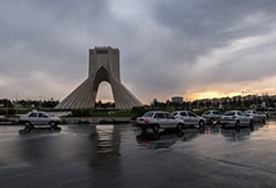 کیفیت مطلوب هوای برفی تهران