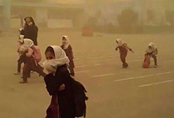 هشدار ؛ وزش باد شدید و خیزش گرد و خاک در تهران
