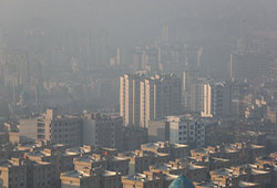 آلودگی هوا از روز دوشنبه در تهران و کرج تشدید می‌شود