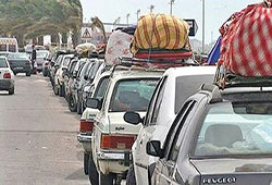 ترافیک سنگین در جاده چالوس – جمعه ۱۴ مهر