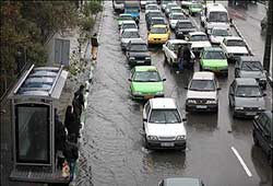 آبگرفتگی خیابان های تهران