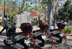 تعویض موتورسیکلتهای بنزینی شهرداری تهران با موتورهای برقی